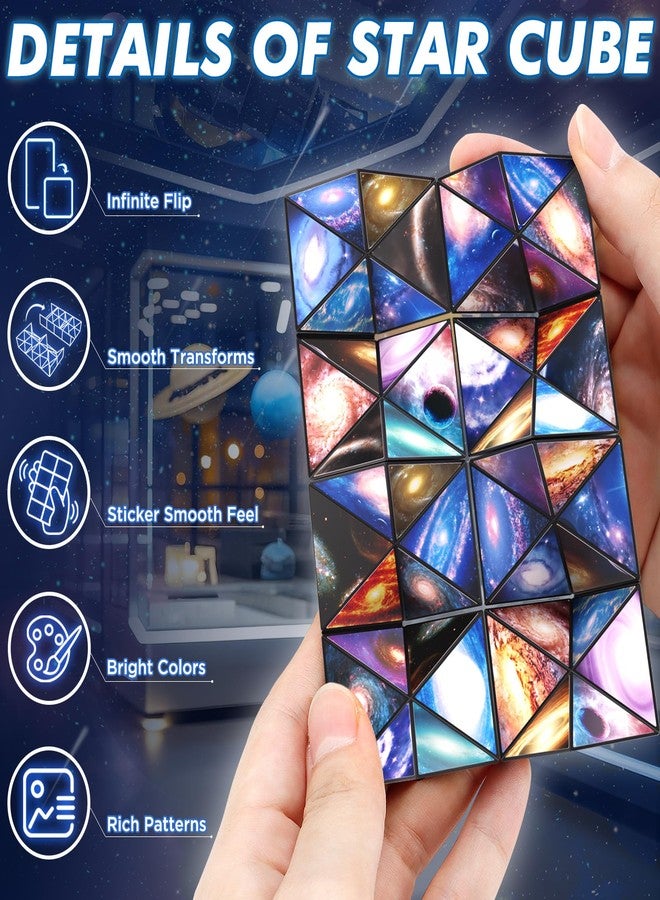 Euclidean Cube Star Cube Magic Cube Set, 2 in 1 Yoshimoto Cube for Kids and Adults, Toy for Boys and Girls Ages 8-12 - Image 5